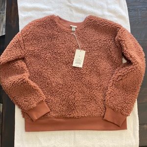 “A New Day” fuzzy top from Target.